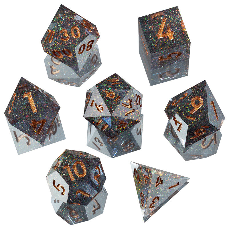 Mysterious Space DnD Dice Set