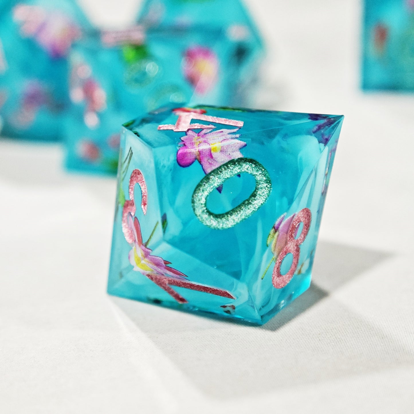 Lotus Secret Realm DnD Dice Set