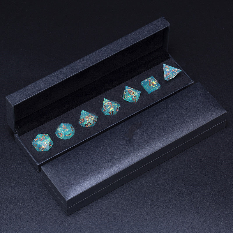 Green Tea Poison DnD Dice Set