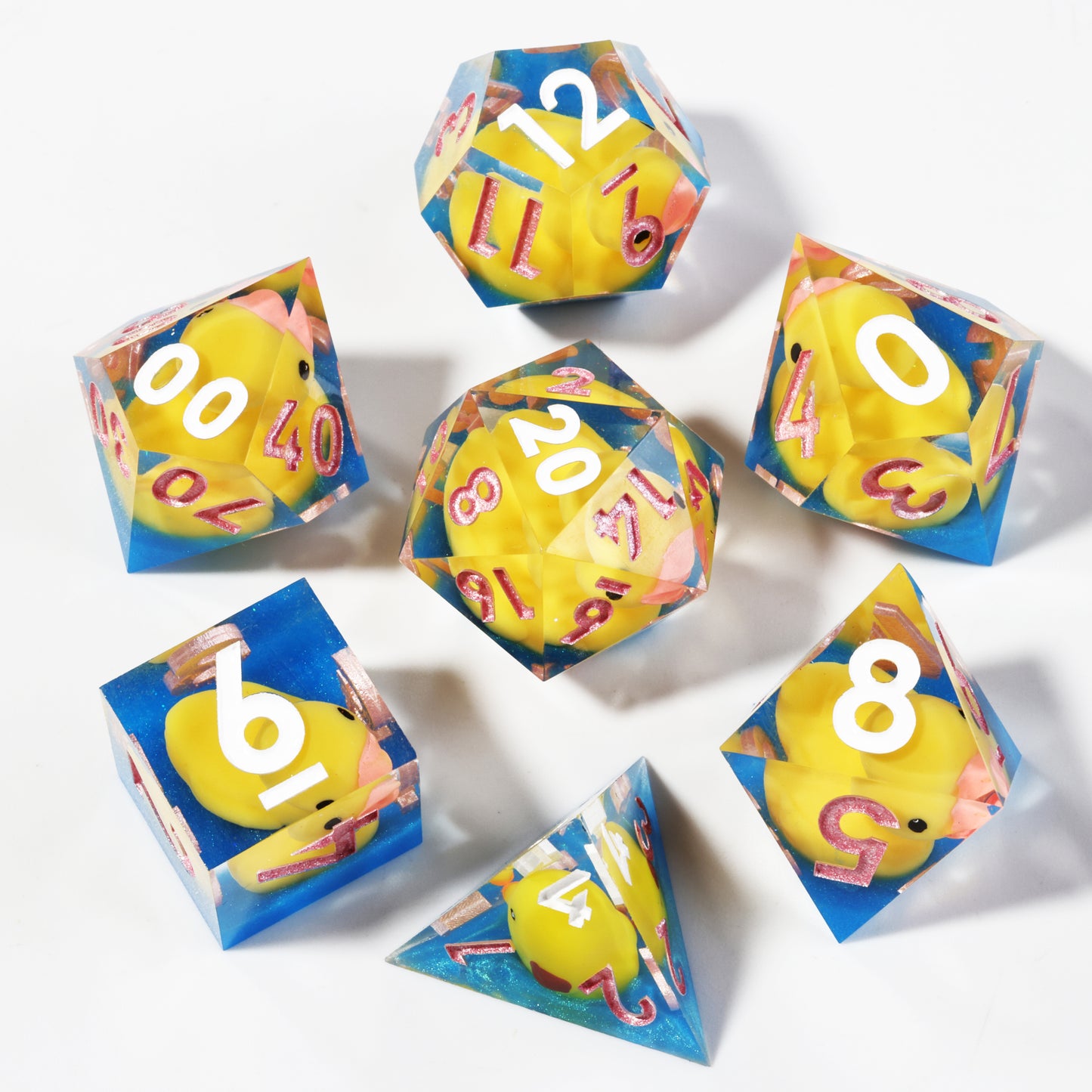 Yellow Ducks DnD Dice Set