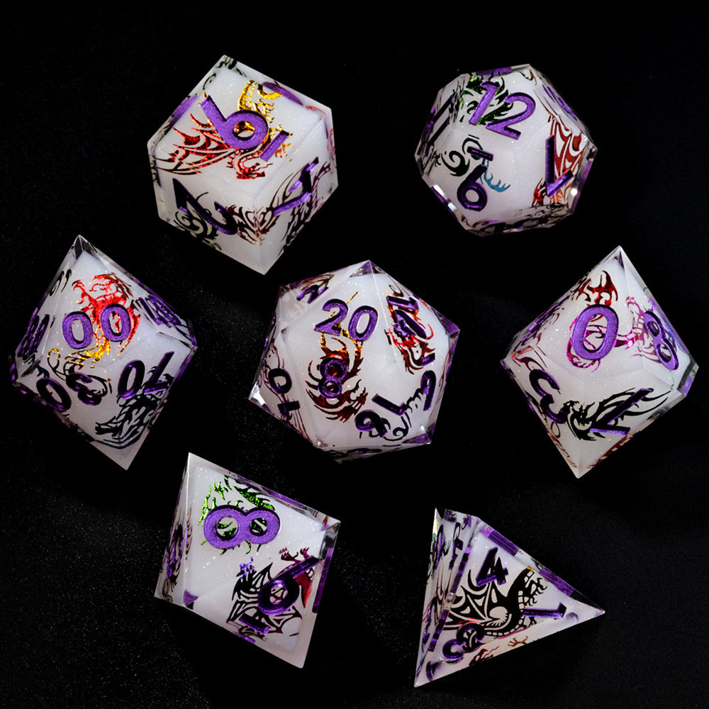 Dragon Icon DnD Dice Set