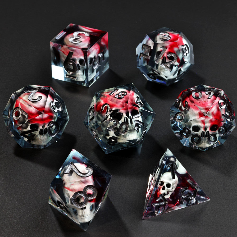 Skull DnD Dice Set