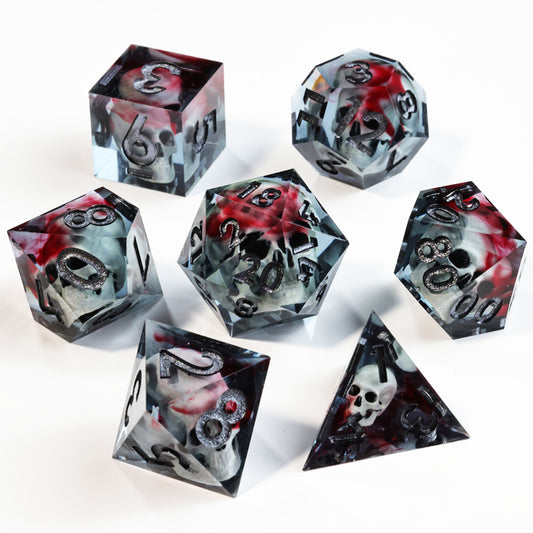 Skull DnD Dice Set