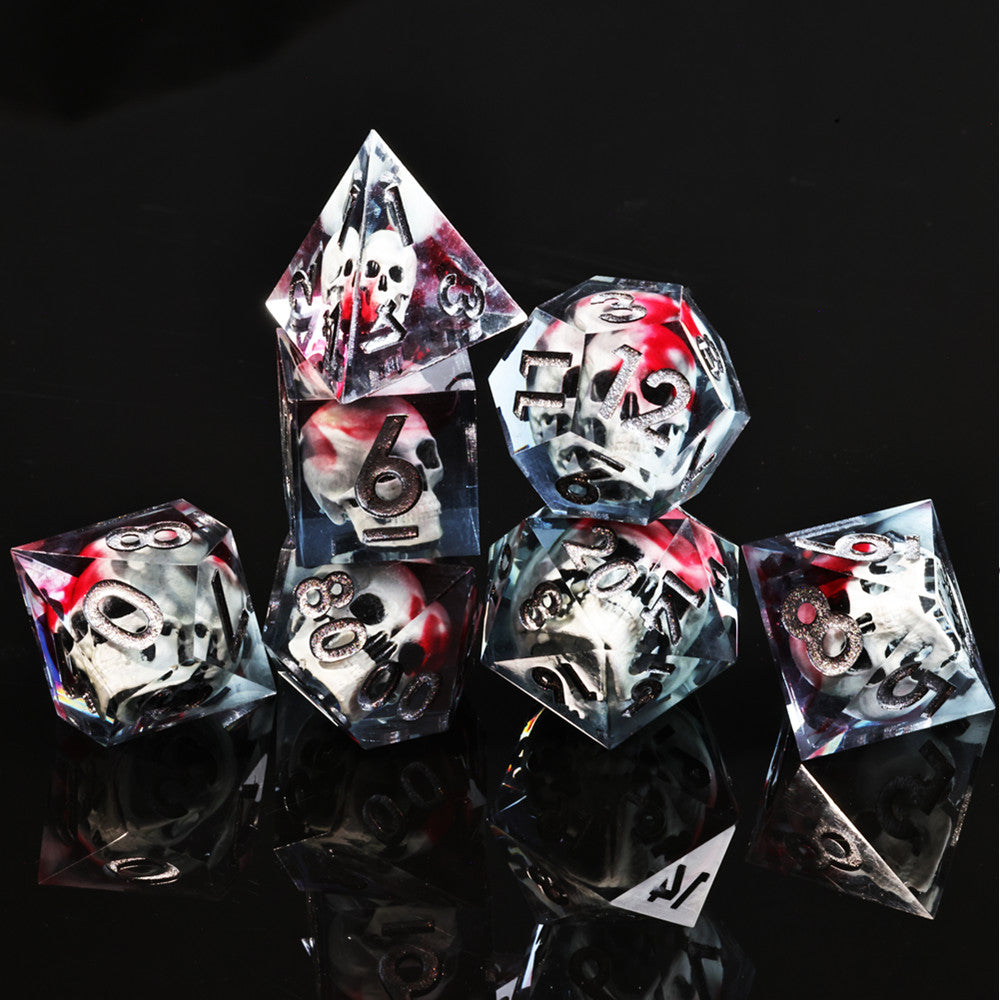 Skull DnD Dice Set