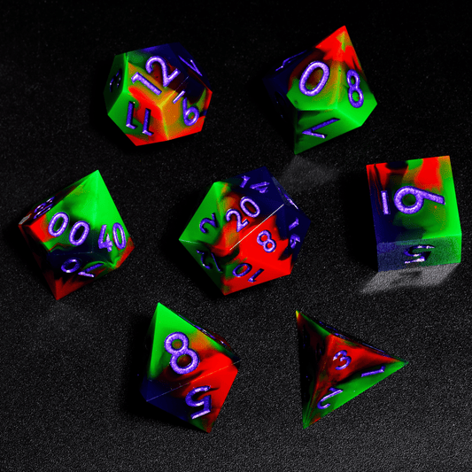 Ghost Light DnD Dice Set