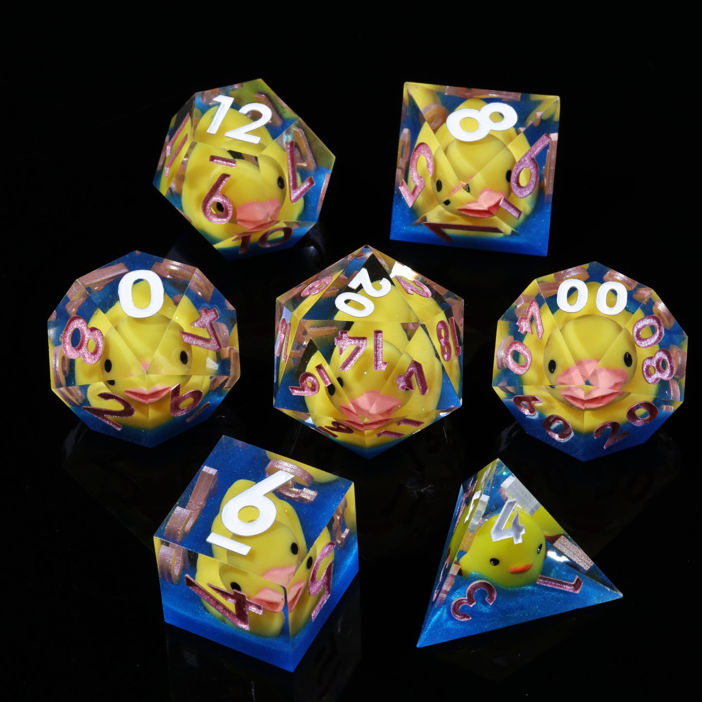 Yellow Ducks DnD Dice Set