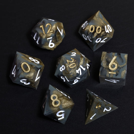 Gold Rush DnD Dice Set