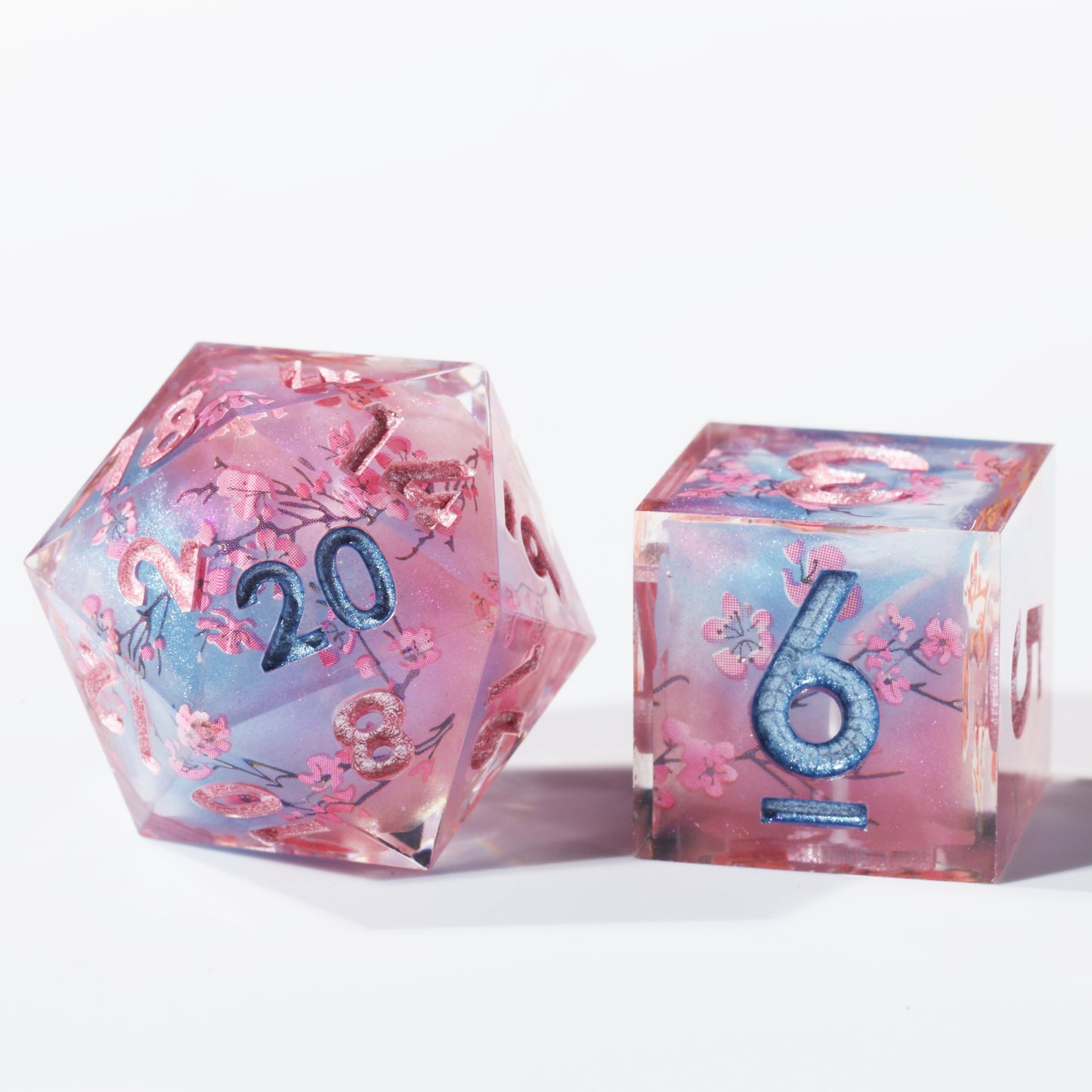 Cherry Blossom DnD Dice Set