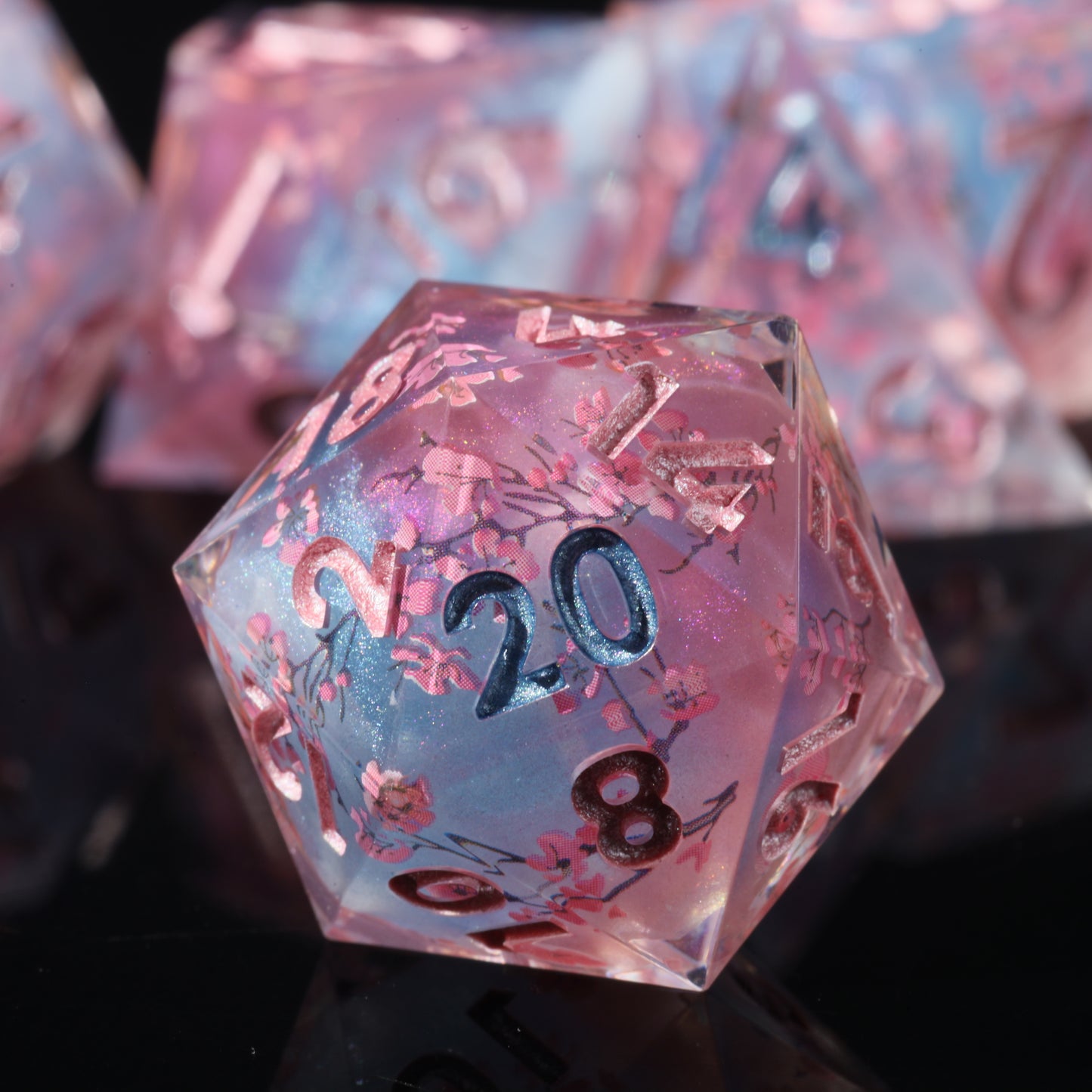 Cherry Blossom DnD Dice Set