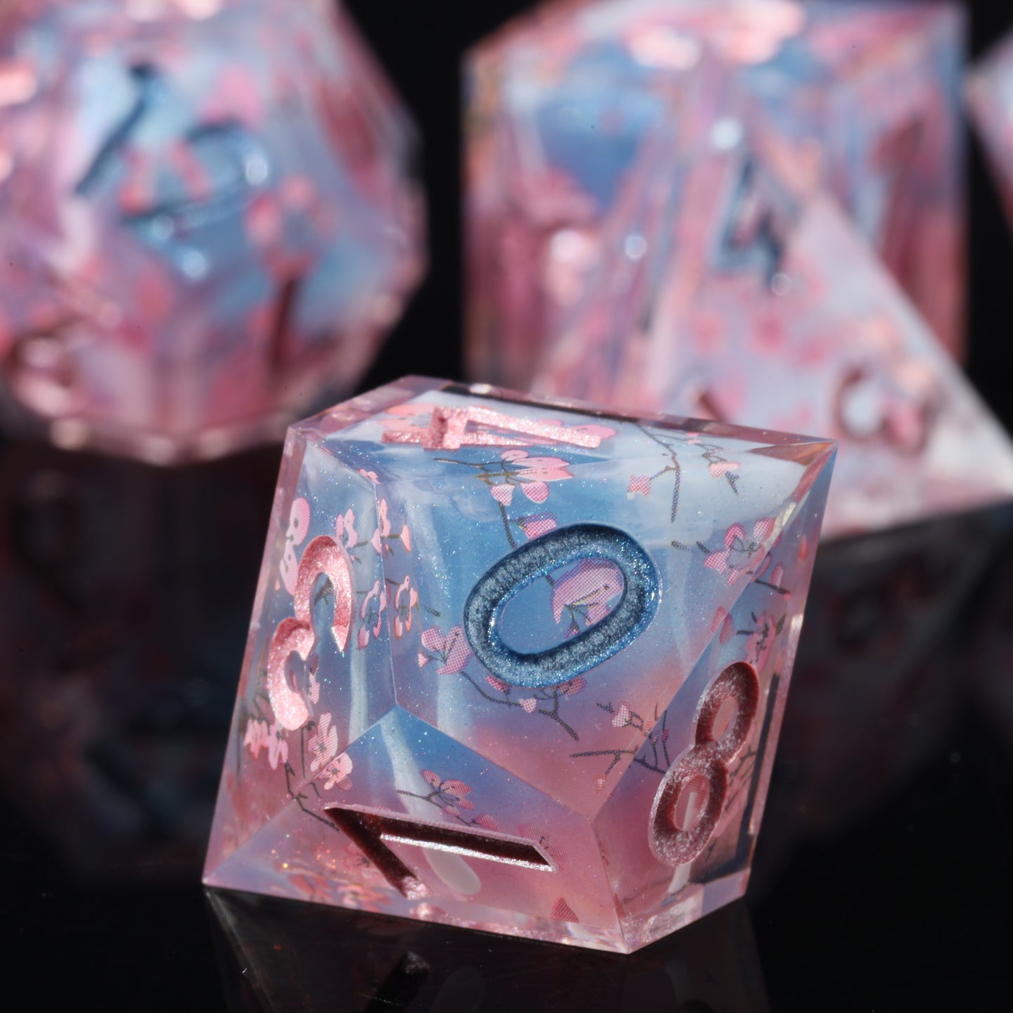 Cherry Blossom DnD Dice Set