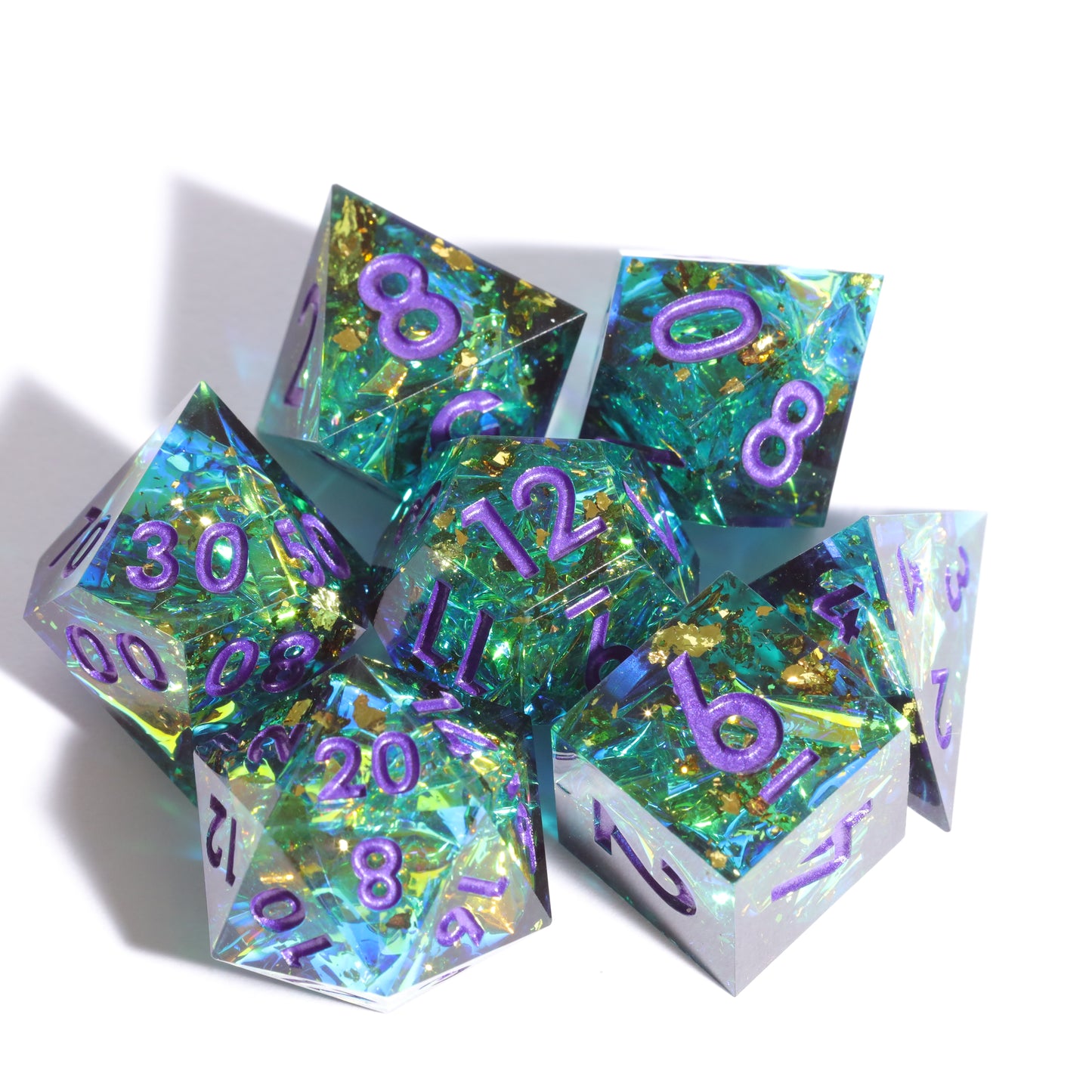 Turquoise DnD Dice Set
