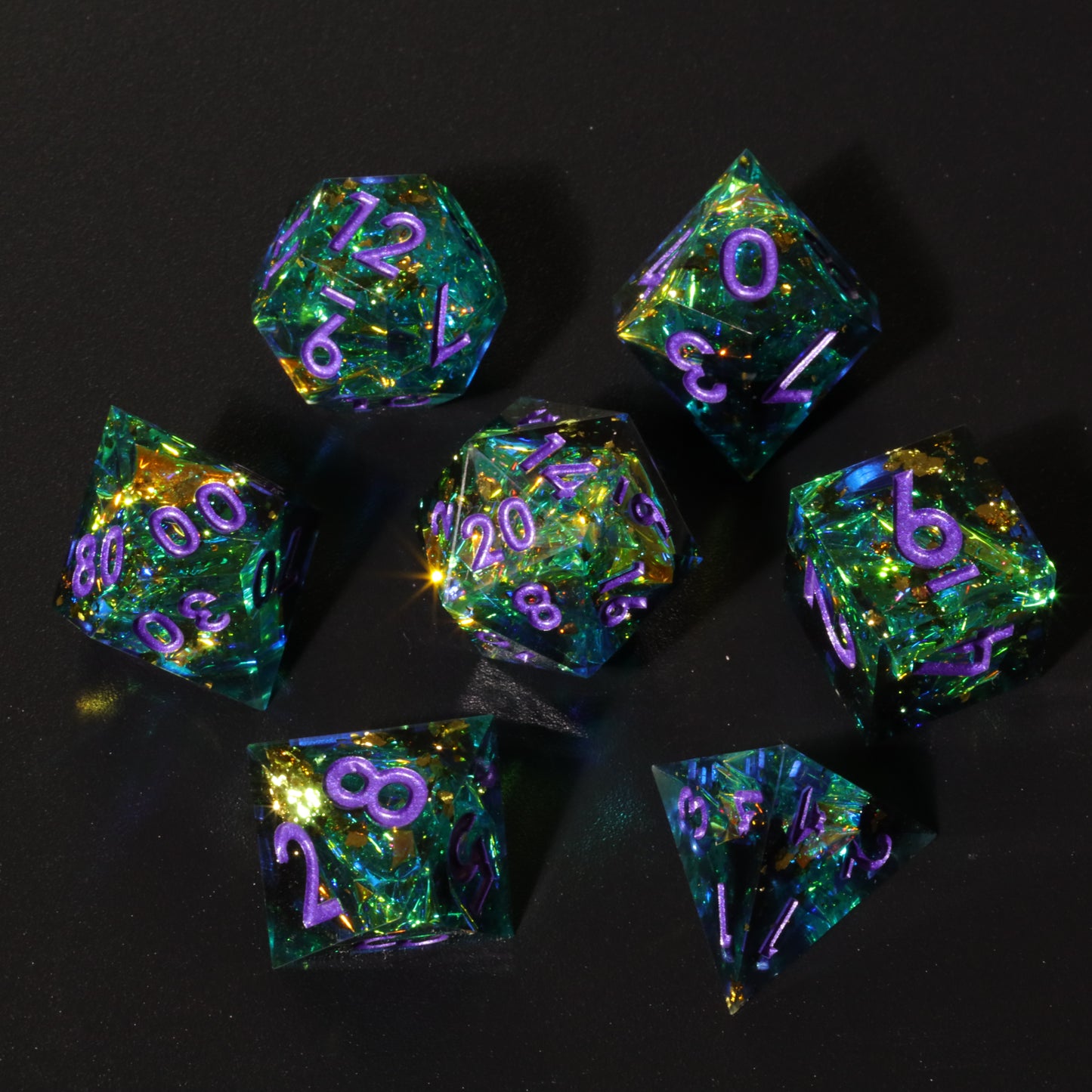 Turquoise DnD Dice Set