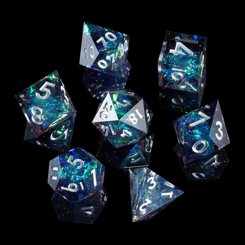 Galaxy Blue DnD Dice Set