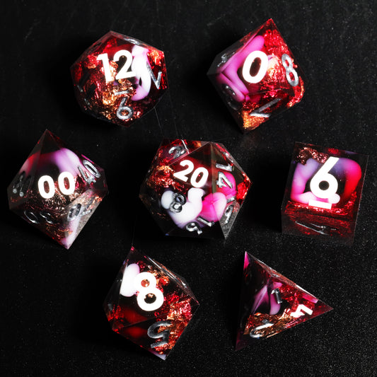 Bloody Rose DnD Dice Set