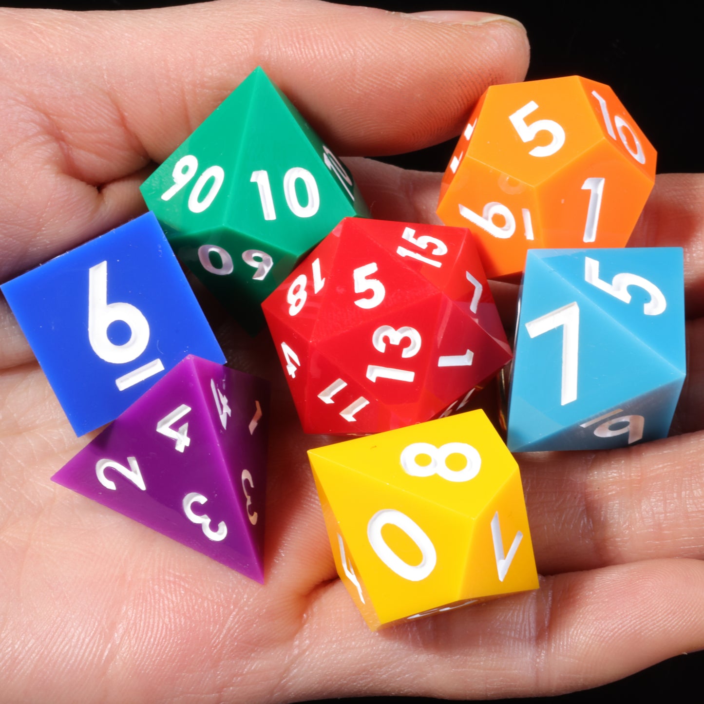 Rainbow DnD Dice Set