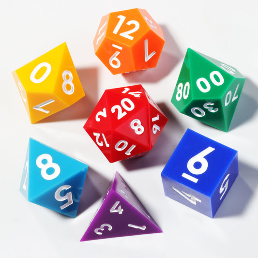 Rainbow DnD Dice Set