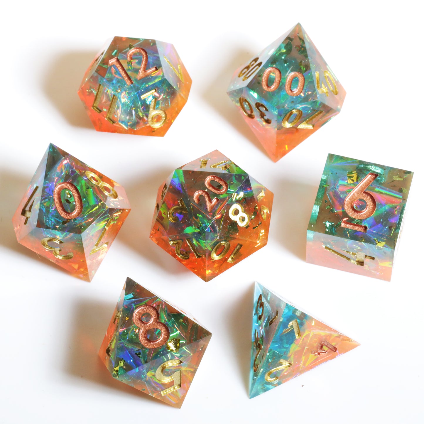 Freedom and Piety DnD Dice Set