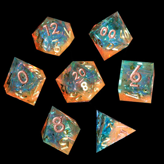 Freedom and Piety DnD Dice Set