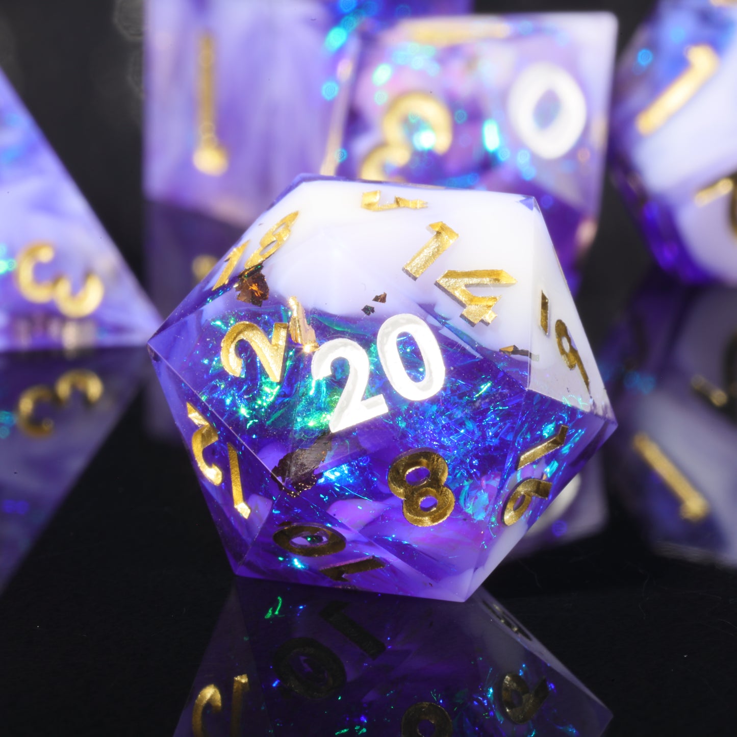 Fire Soul DnD Dice Set