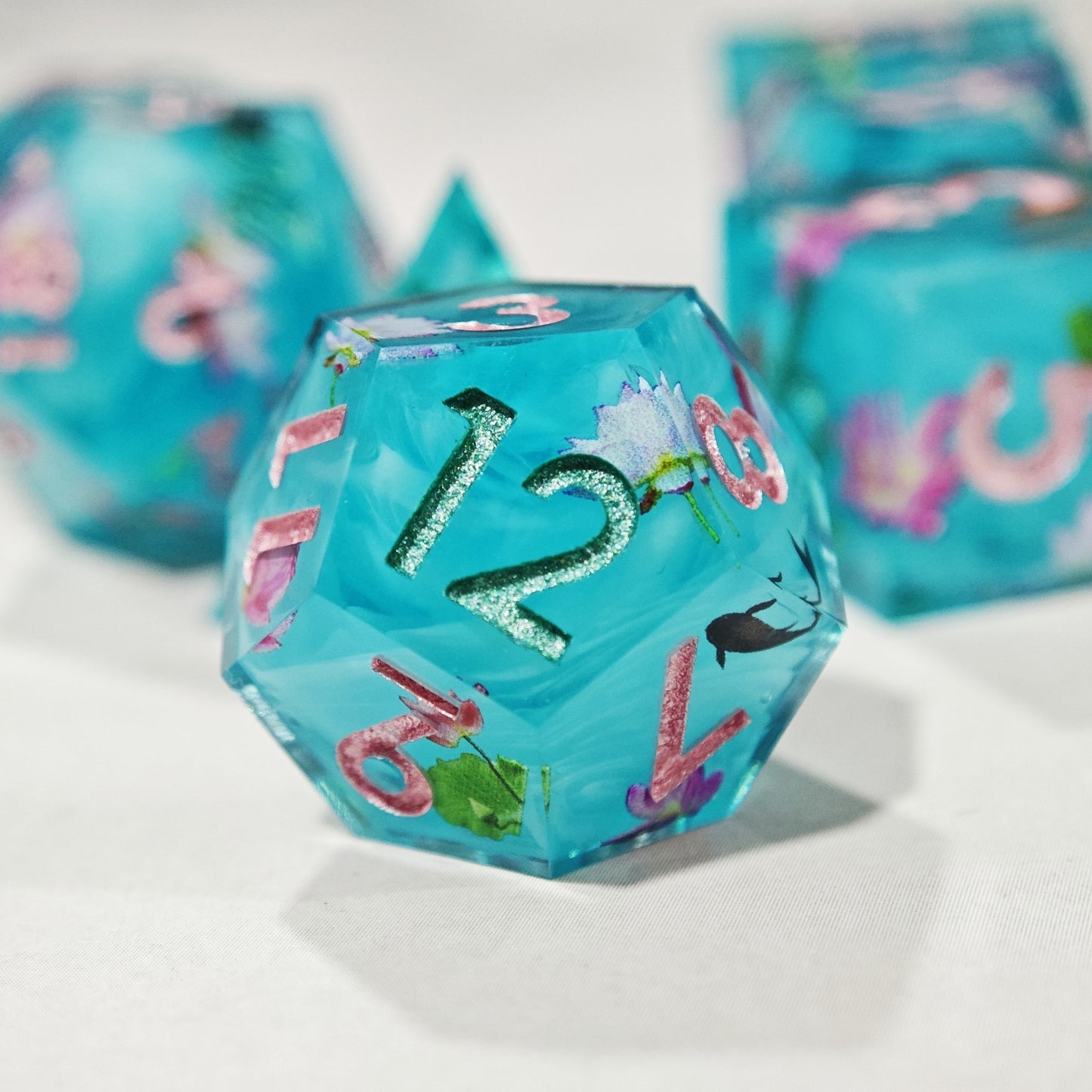 Lotus Secret Realm DnD Dice Set