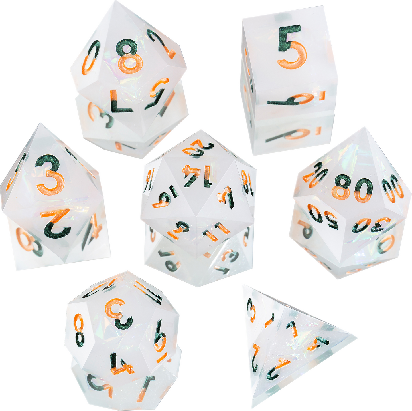 Opal Secrets DnD Dice Set