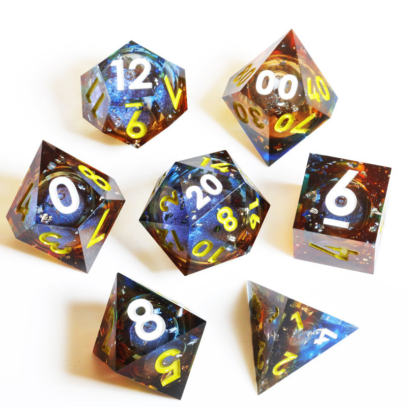 Shatter the Void Liquid Core DnD Dice Set