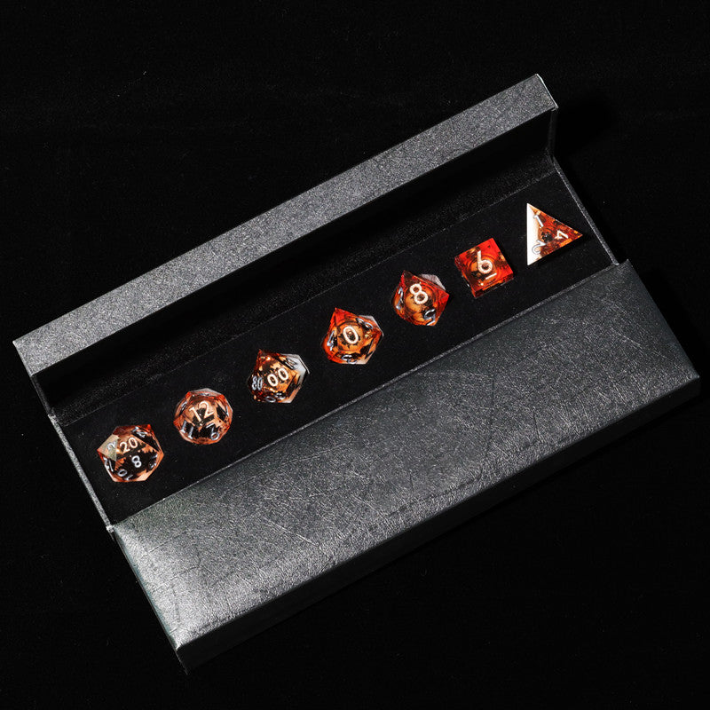 Yearning for Peace Liquid Core DnD Dice Set