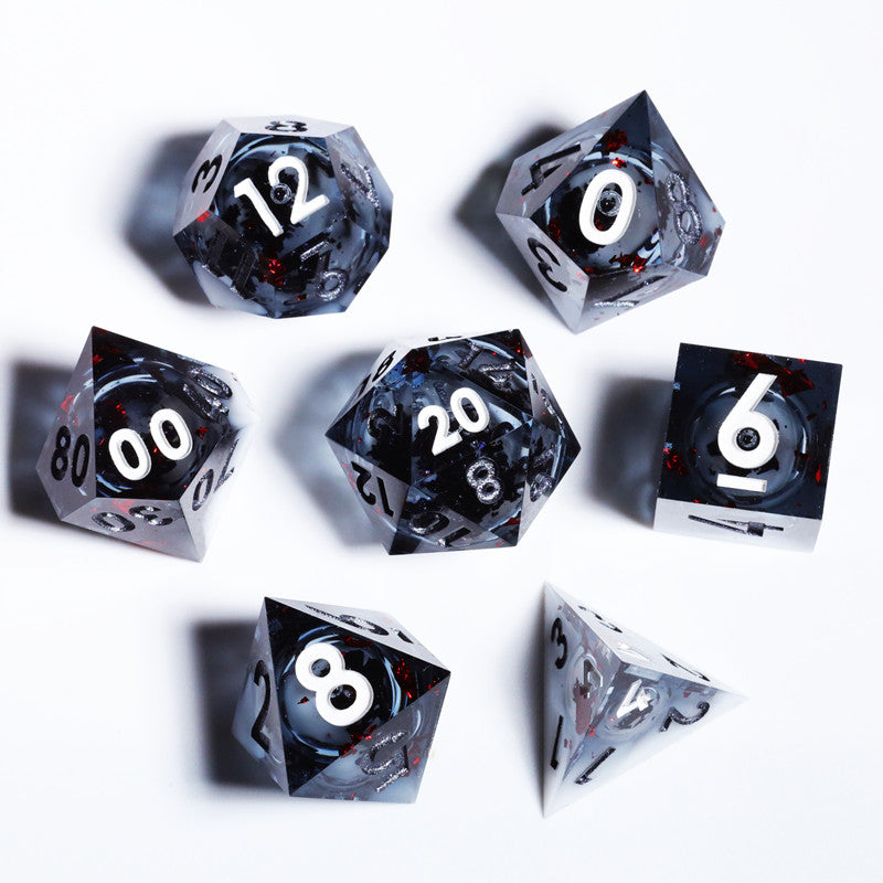 Bury Love Liquid Core DnD Dice Set