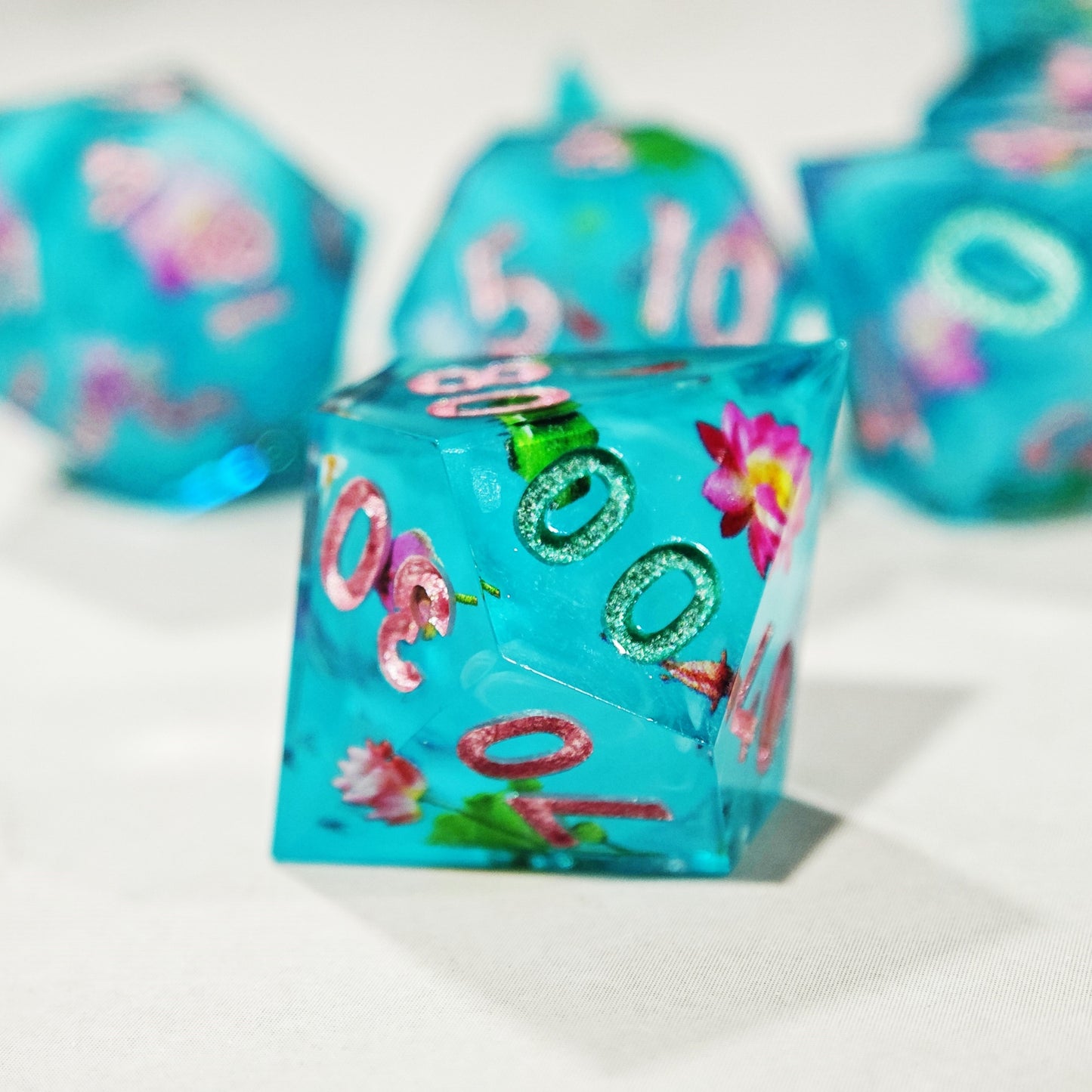 Lotus Secret Realm DnD Dice Set