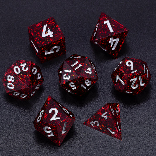 Crimson Torment DnD Dice Set