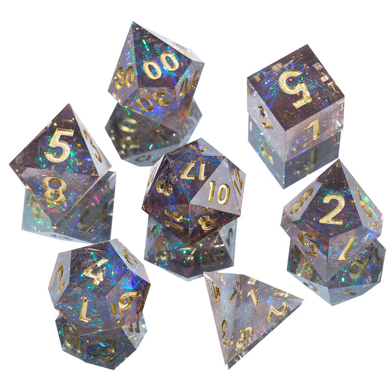 Galaxy Dark DnD Dice Set