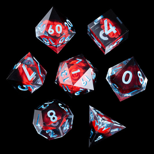 Spooky Flower DnD Dice Set