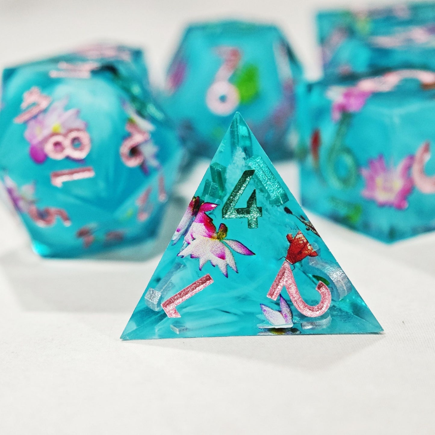 Lotus Secret Realm DnD Dice Set