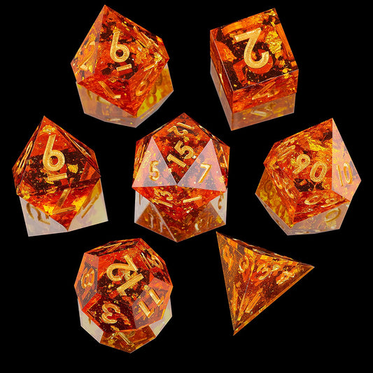 Scorching Soul DnD Dice Set